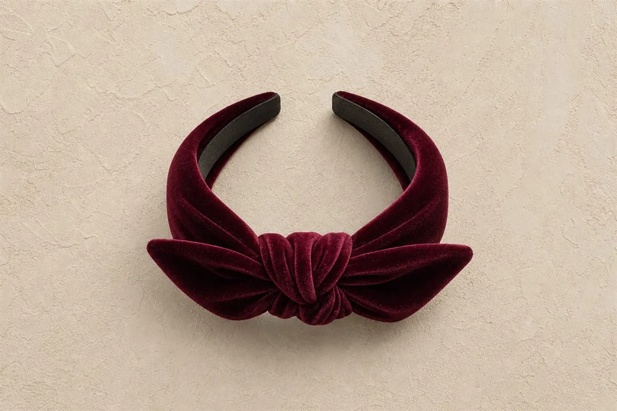 Knotted Velvet Headband