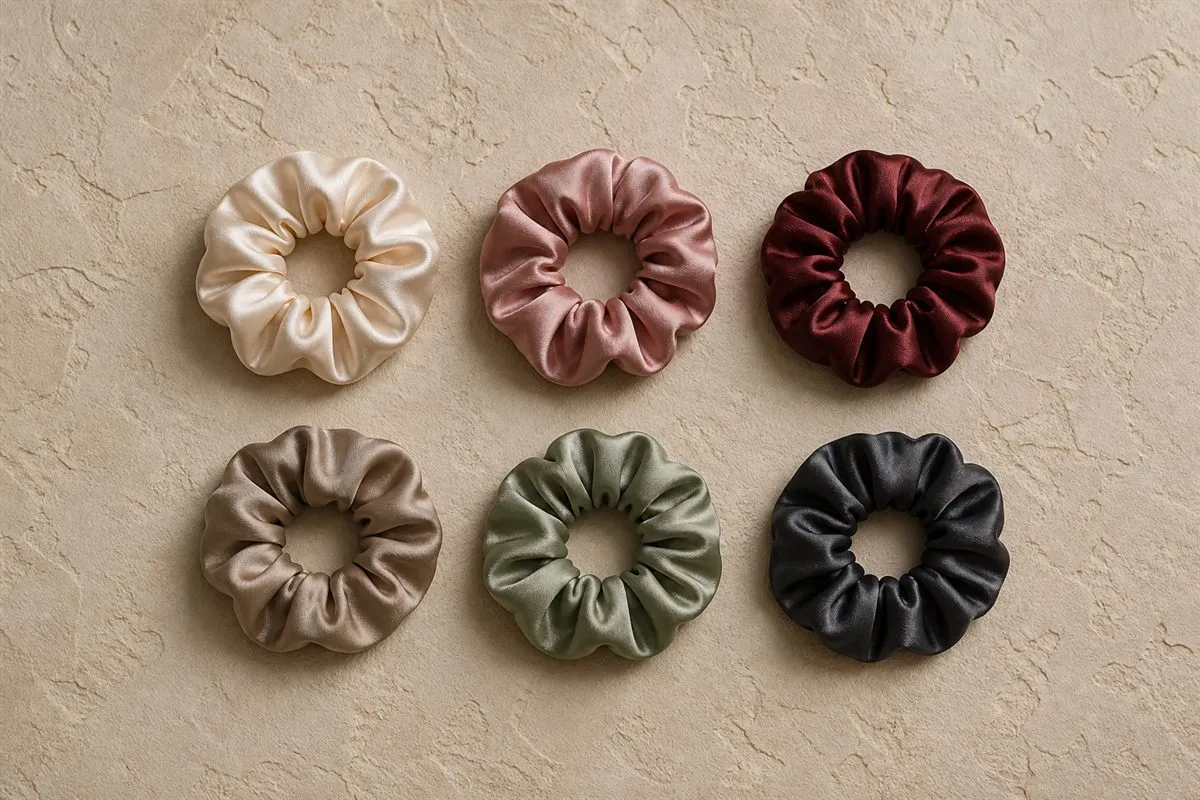 Satin Hair Ties — Set of 6